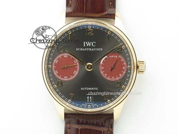 MIROTIME 1230 Portuguese Real PR Real Annual Calendar IW503510 ZF 1:1 Best Edition Green Dial on Black Leather Strap A QuickDry 7097